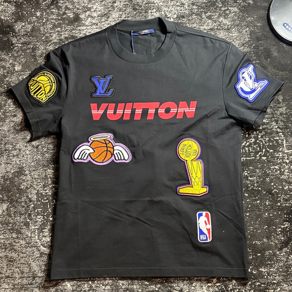 Louis Vuitton x Nba patch shirt